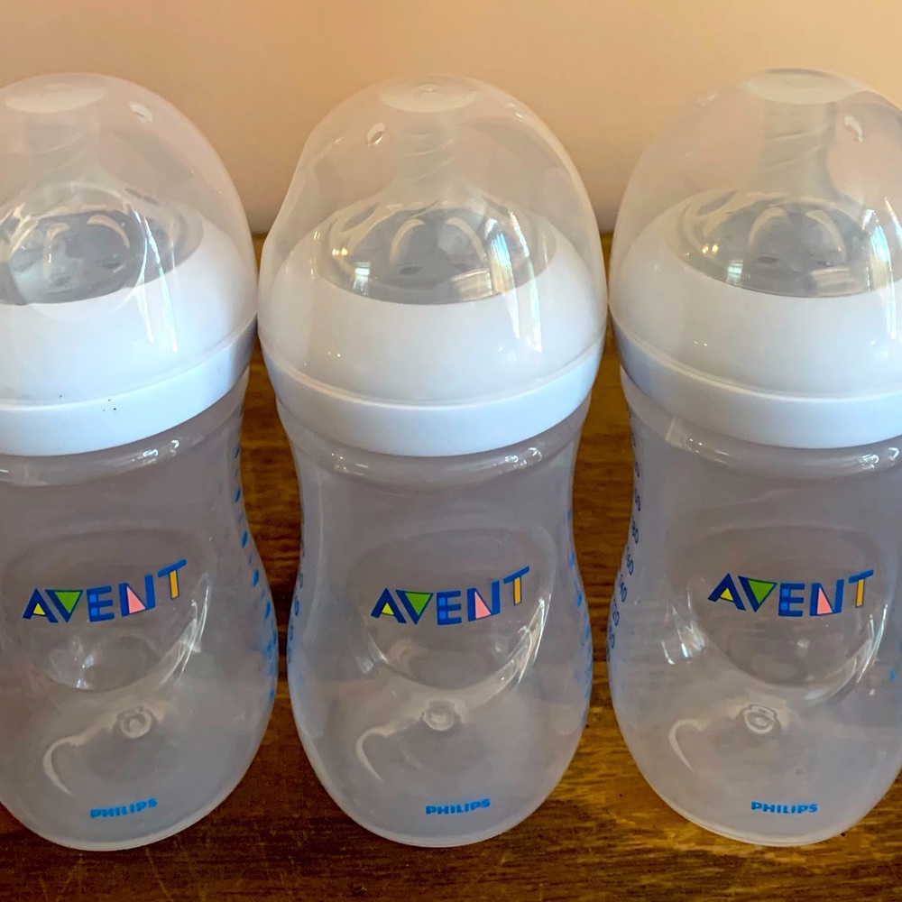 (3) AVENT bottles